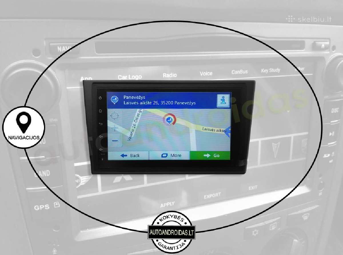 2din universali Android multimedia Usb/GPS/WiFi/7" - nuotraukos Nr. 10