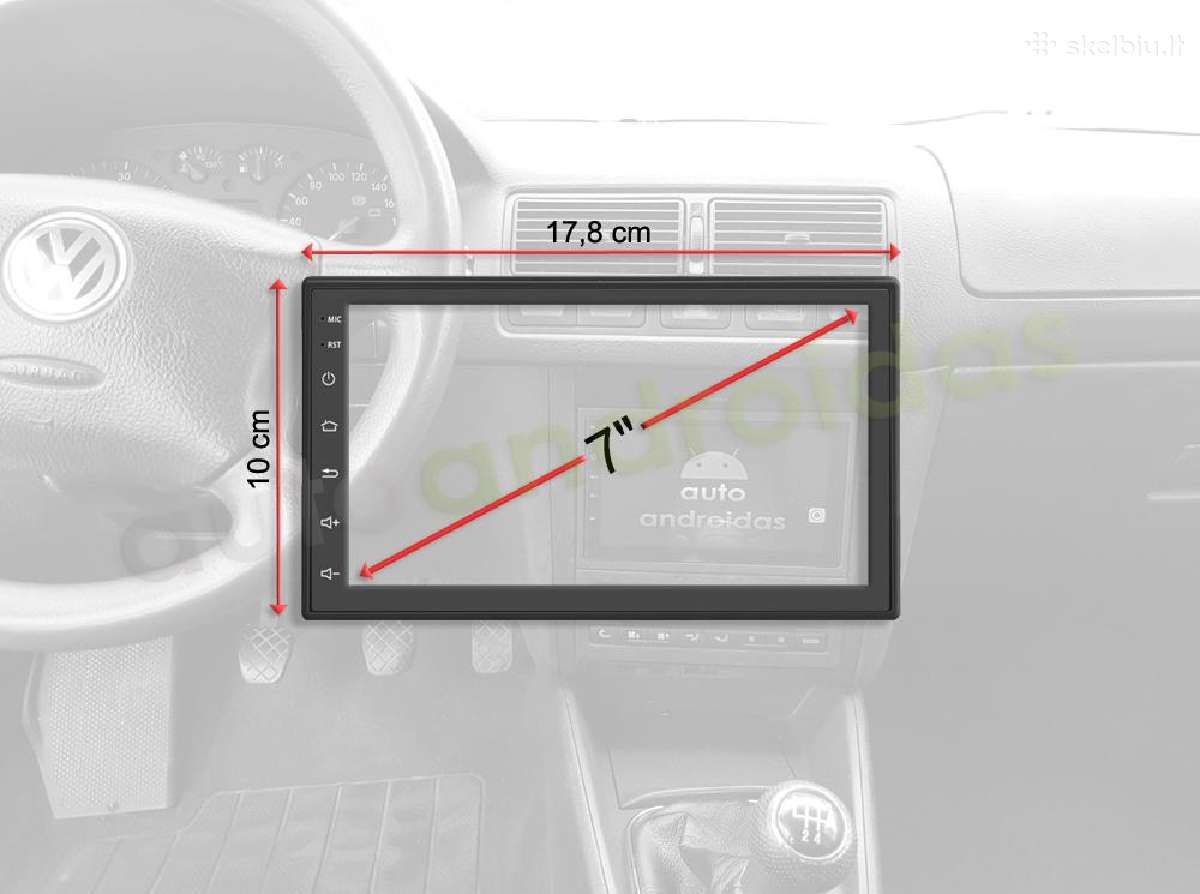 2din universali Android multimedia Usb/GPS/WiFi/7" - nuotraukos Nr. 12