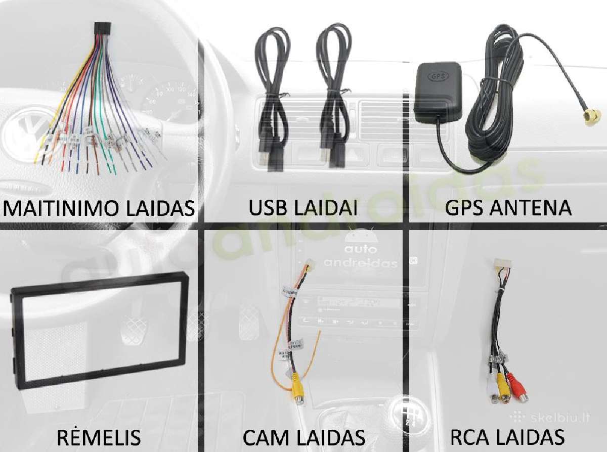 2din universali Android multimedia Usb/GPS/WiFi/7" - nuotraukos Nr. 13