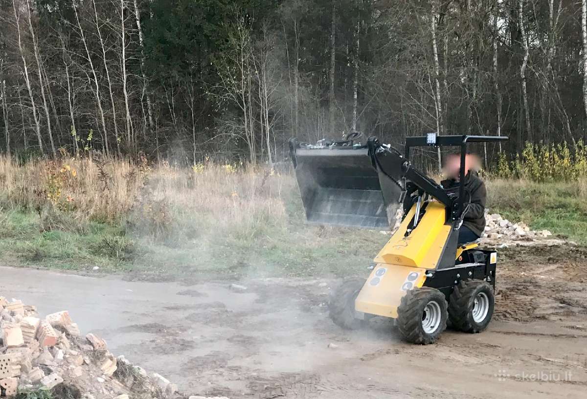 Mini ekskavatorius / Mini krautuvas / Mini dumper - nuotraukos Nr. 2