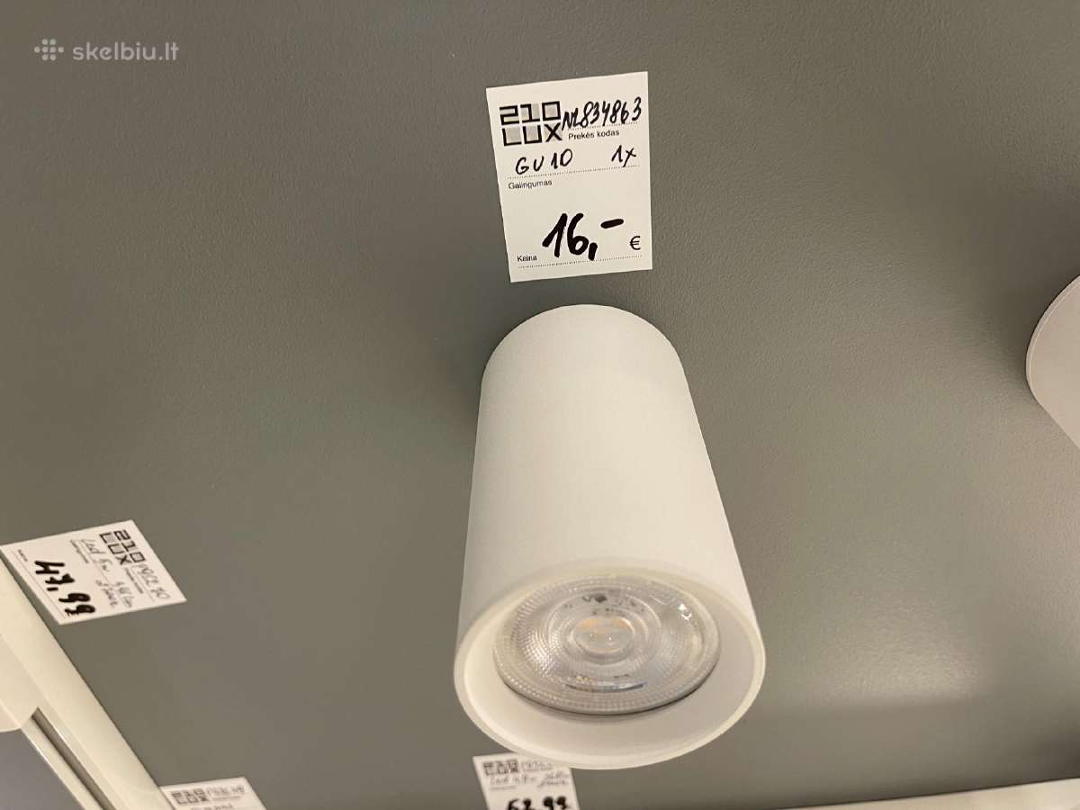 Marupe Lubiniai šviestuvai Gu10 Balta 834863