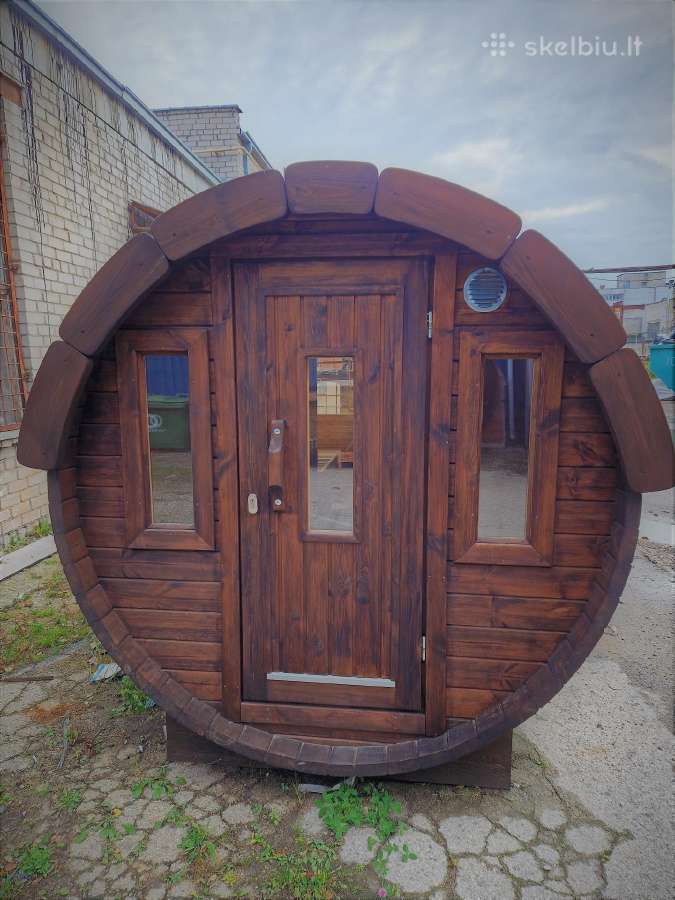 Lauko pirtis bačka - apvali sauna kubilas 4m ilgio - nuotraukos Nr. 4
