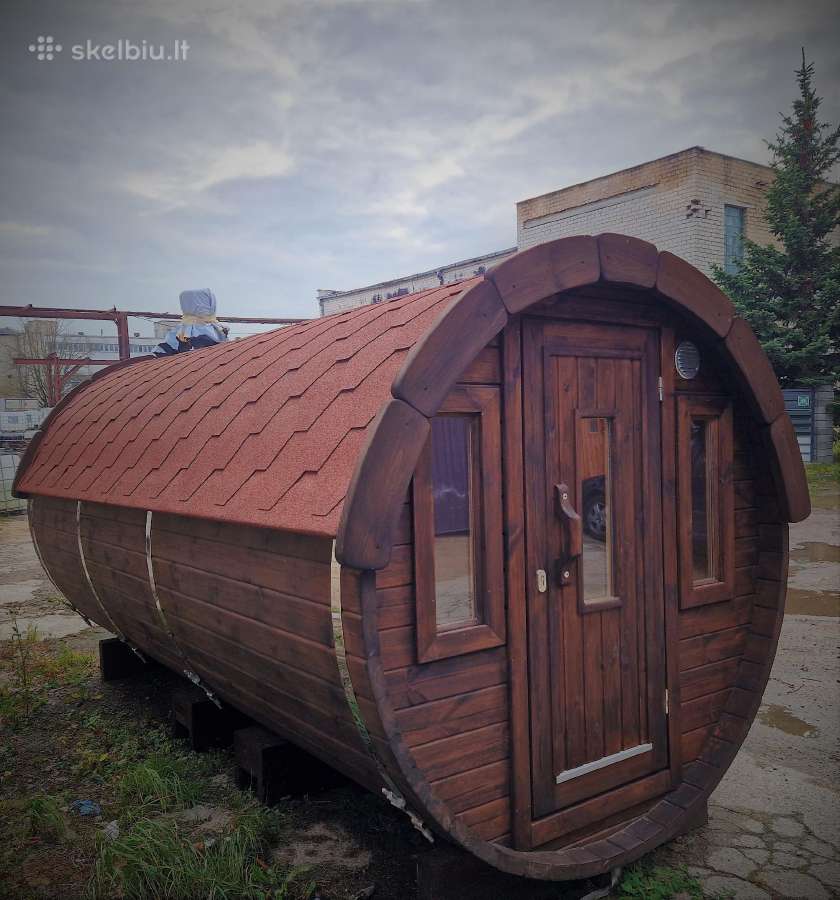 Lauko pirtis bačka - apvali sauna kubilas 4m ilgio - nuotraukos Nr. 3