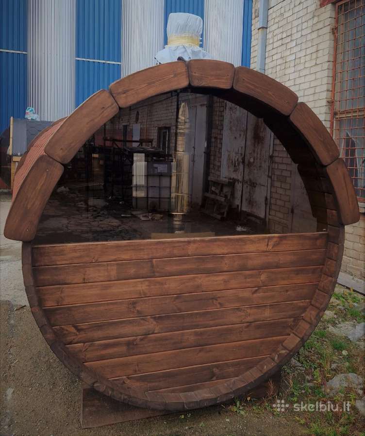Lauko pirtis bačka - apvali sauna kubilas 4m ilgio - nuotraukos Nr. 5