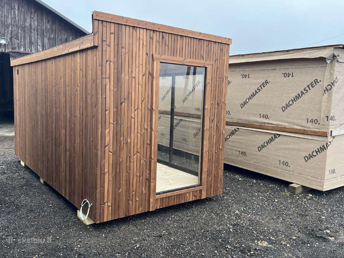 Akcija! Pirtis sauna 5x2.5 su termo mediena