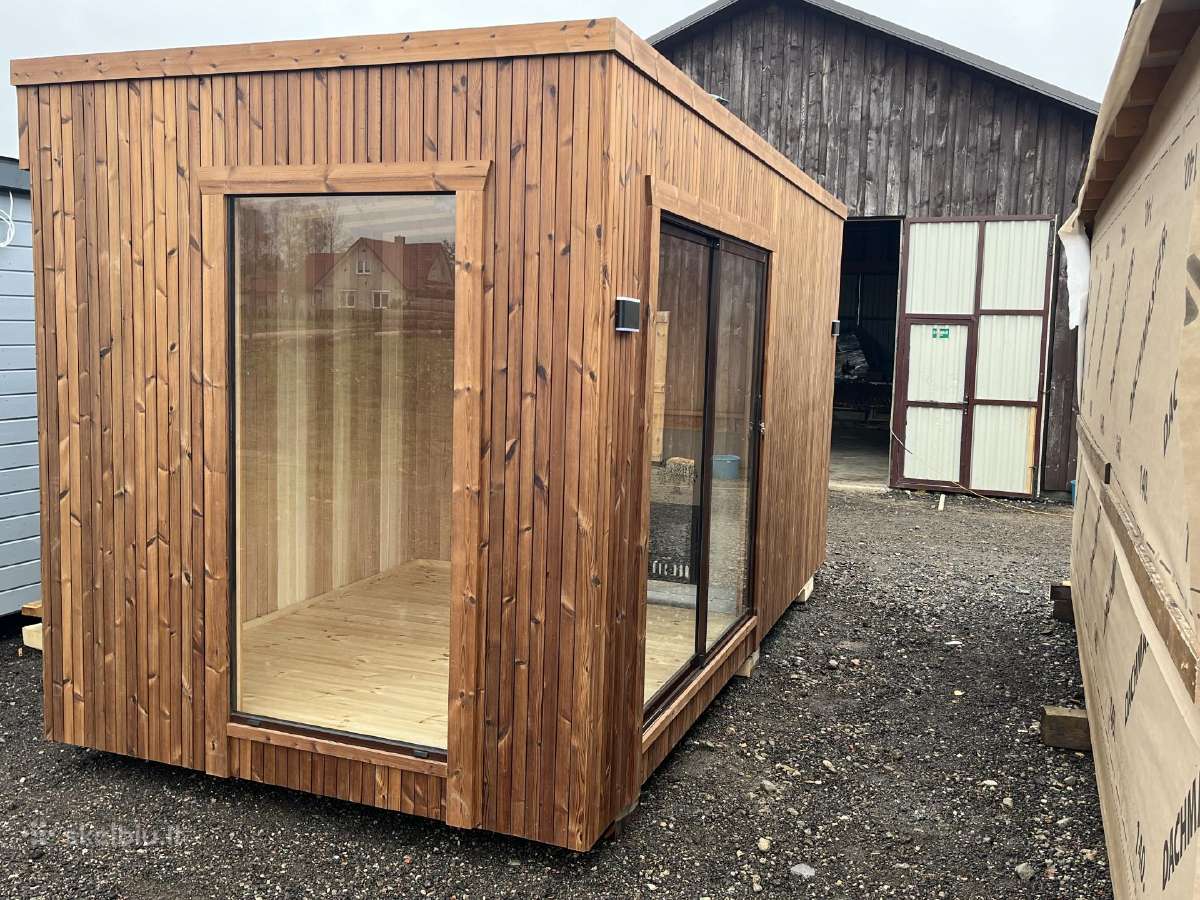 Akcija! Pirtis sauna 5x2.5 su termo mediena - nuotraukos Nr. 2