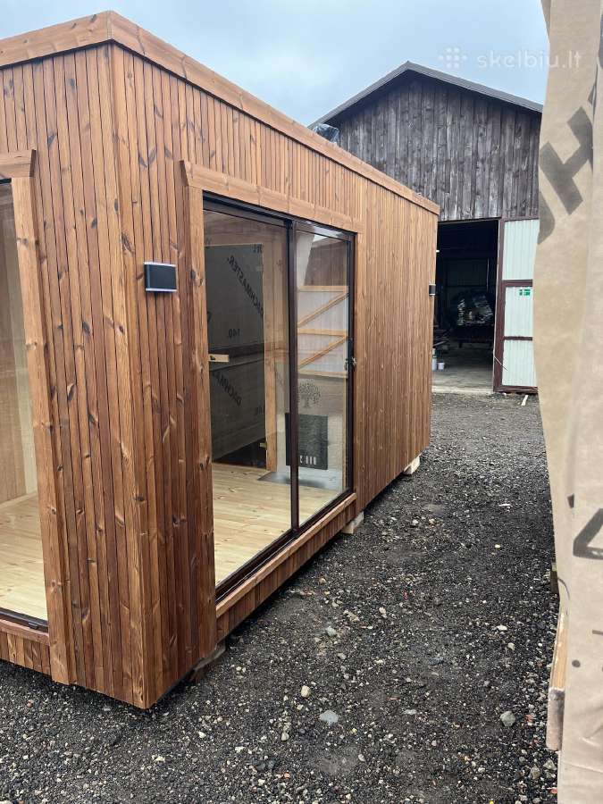 Akcija! Pirtis sauna 5x2.5 su termo mediena - nuotraukos Nr. 3