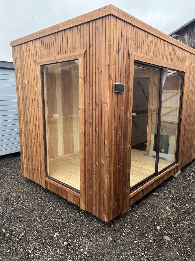 Akcija! Pirtis sauna 5x2.5 su termo mediena - nuotraukos Nr. 4