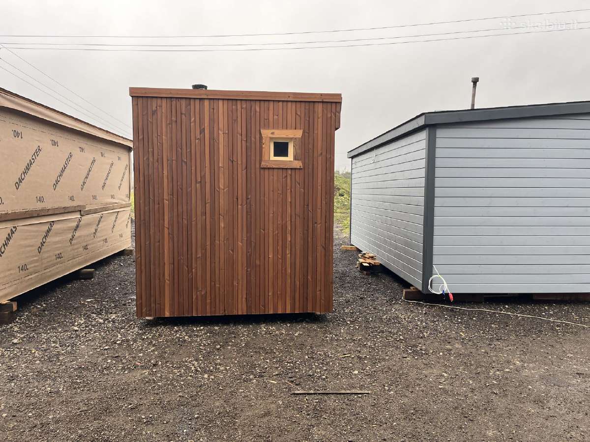 Akcija! Pirtis sauna 5x2.5 su termo mediena - nuotraukos Nr. 7