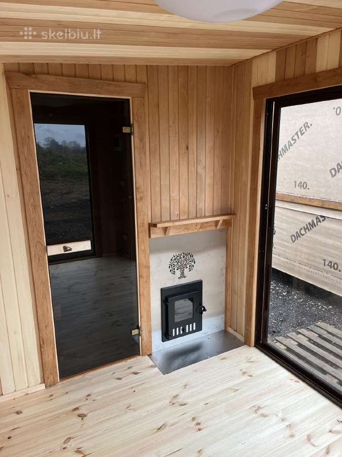 Akcija! Pirtis sauna 5x2.5 su termo mediena - nuotraukos Nr. 17
