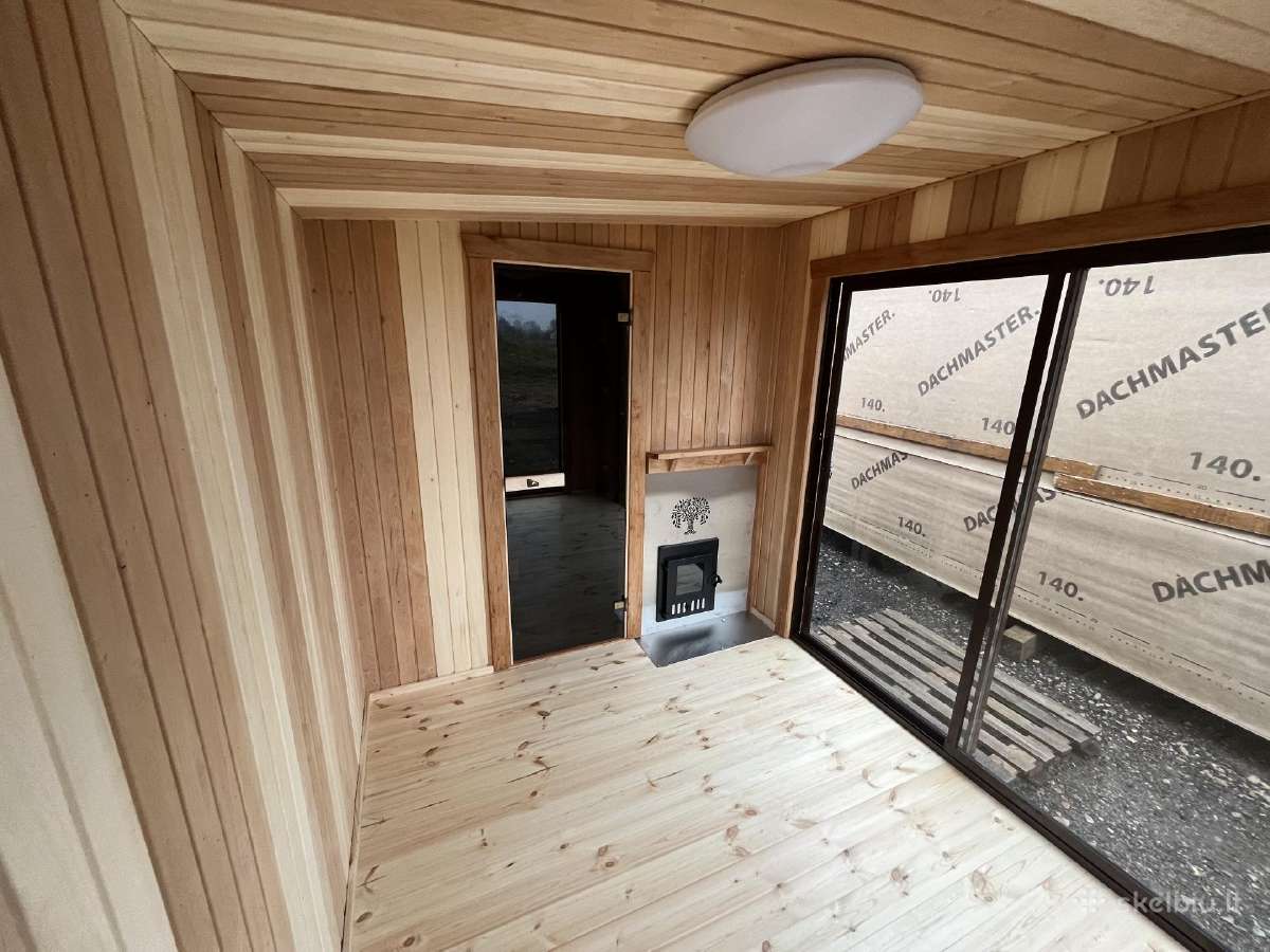 Akcija! Pirtis sauna 5x2.5 su termo mediena - nuotraukos Nr. 19