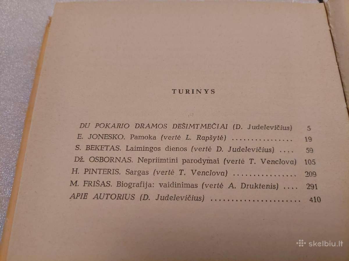 XX amžiaus dramaturgija - nuotraukos Nr. 3
