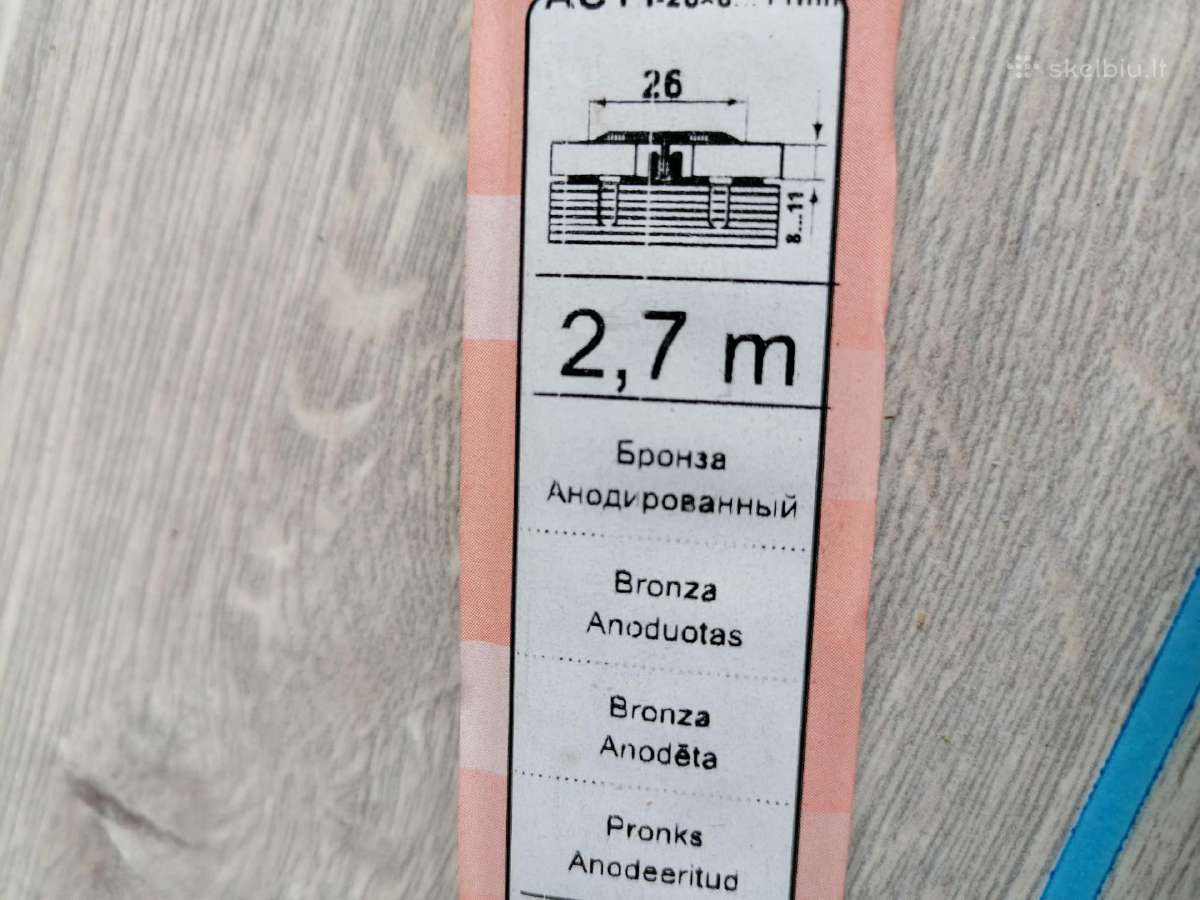 Liko vinilo lentelių, T formos sujungimo profilių. - nuotraukos Nr. 5