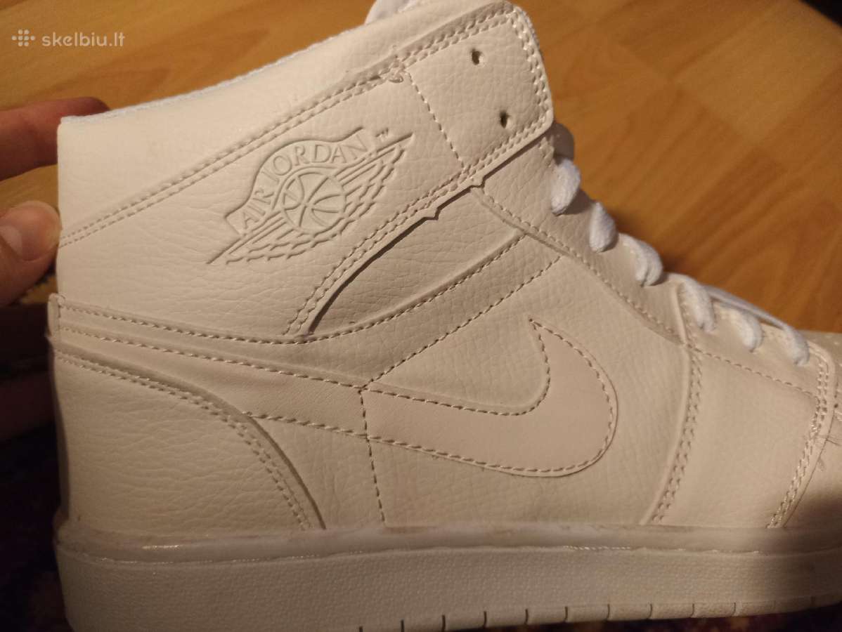 Nike Air Jordan 1 Mid Triple White 2.0 - nuotraukos Nr. 2