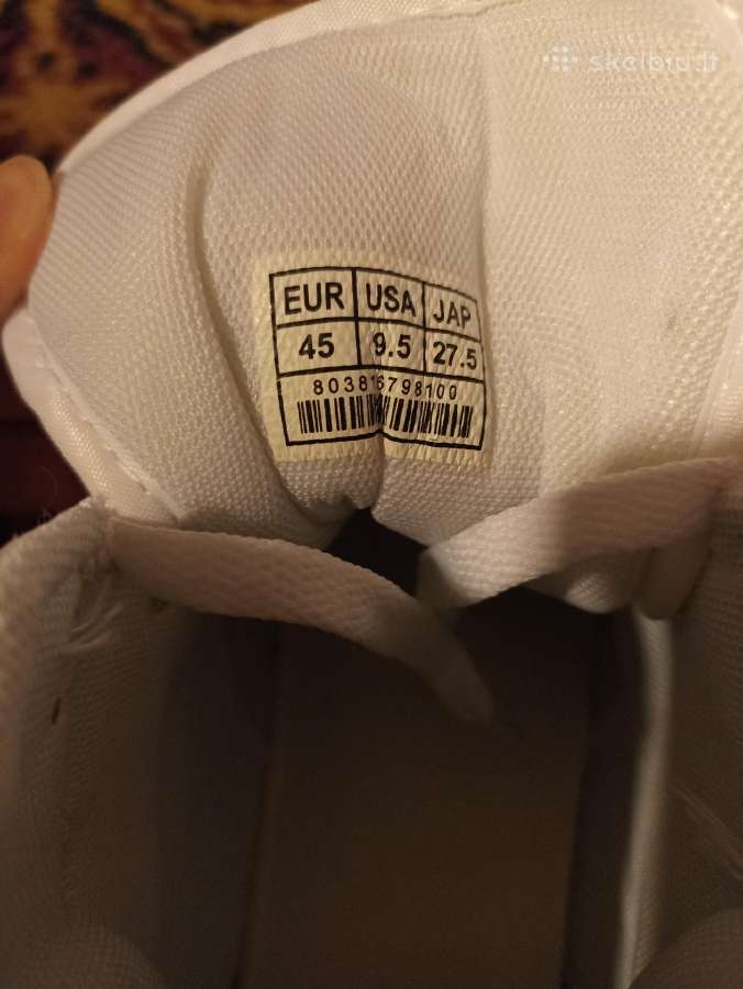 Nike Air Jordan 1 Mid Triple White 2.0 - nuotraukos Nr. 3