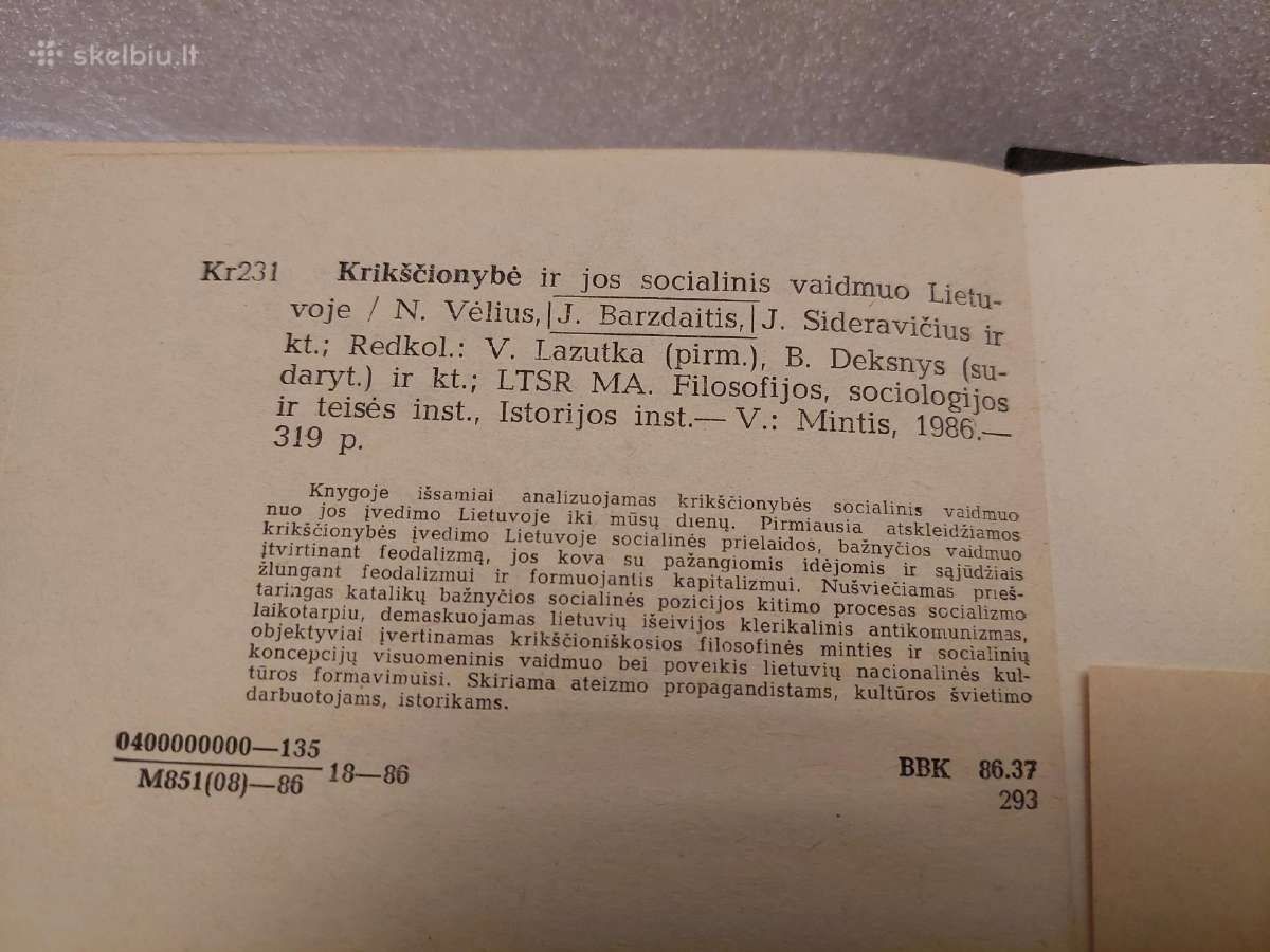 Krikščionybė ir jos socialinis vaidmuo Lietuvoje - nuotraukos Nr. 5