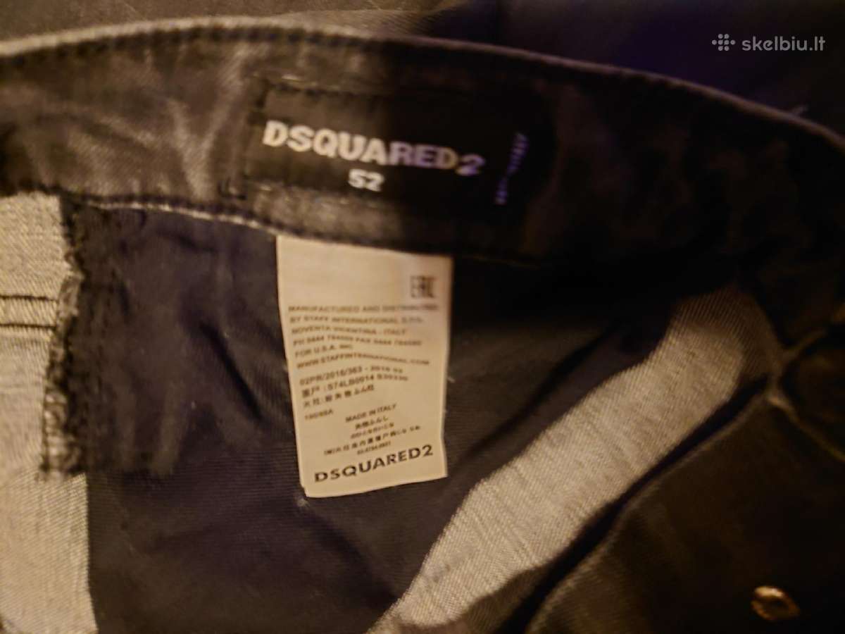 Vyriški originalus džinsai Dsquared2. M-l. - nuotraukos Nr. 5
