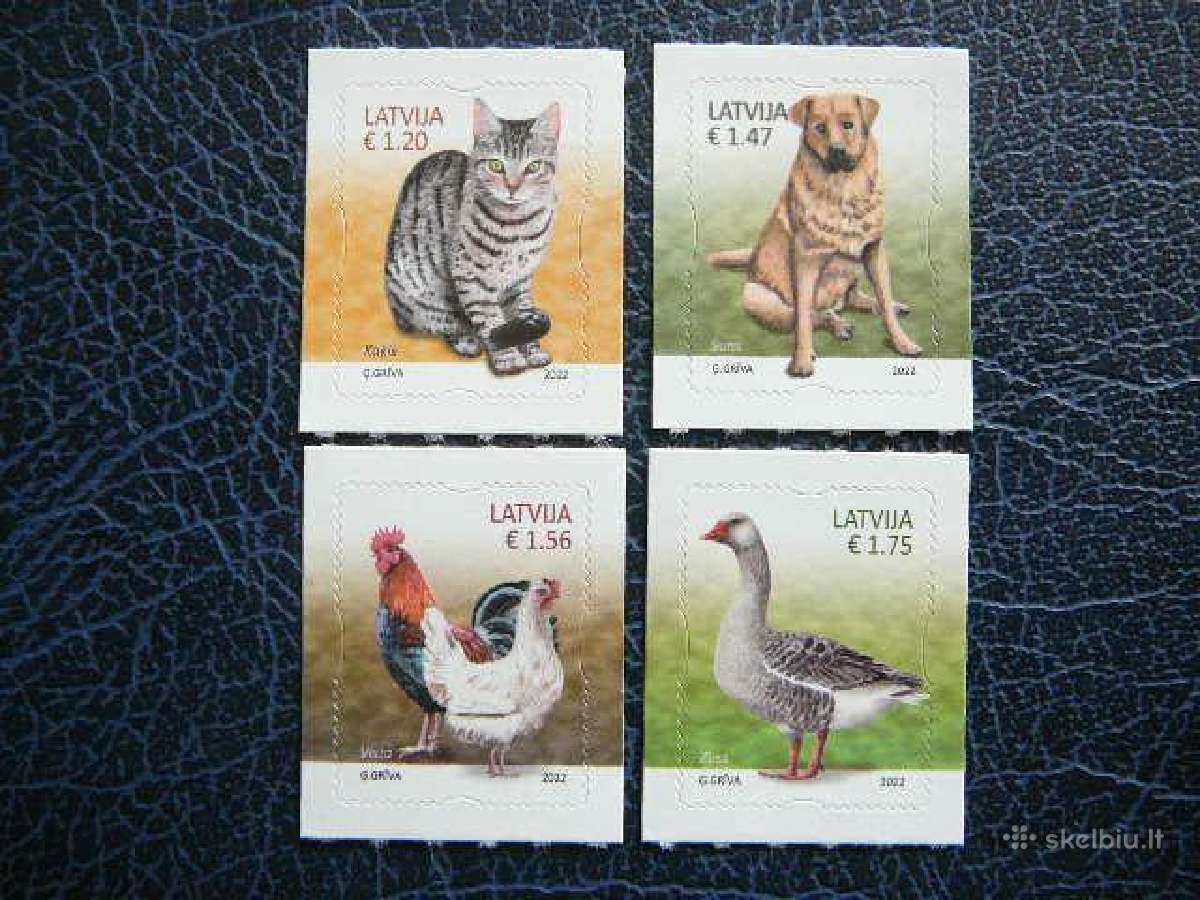 Kates Sunys Antys Latvija 2022 Mnh llt1689