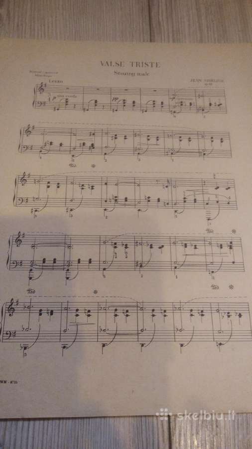 J. Sibelius natos fortepijonui - nuotraukos Nr. 2