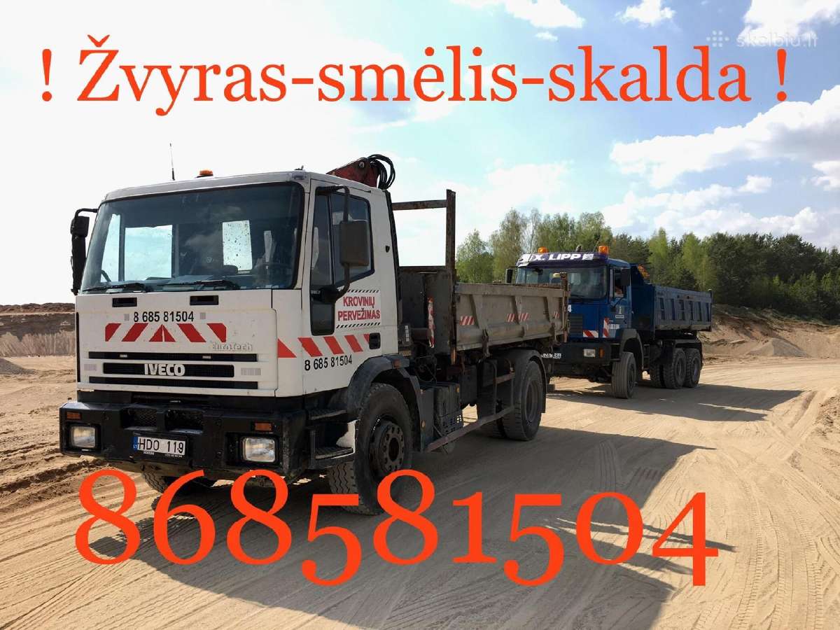 Žvyras-smėlis-skalda - Transporto paslaugos - nuotraukos Nr. 13