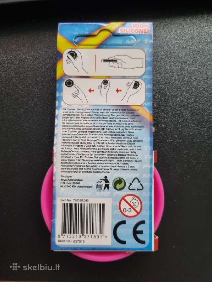 Silikoninė mini frisbee / skraidanti lėkštė - nuotraukos Nr. 2