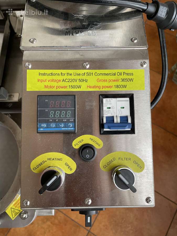Aliejaus presas su vakuuminiu aliejaus filtru - nuotraukos Nr. 10