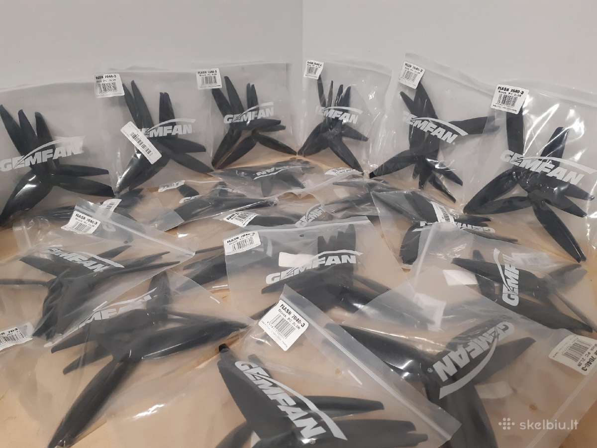 Nauji Gemfan Flash 7040 propeleriai fpv dronams - nuotraukos Nr. 2