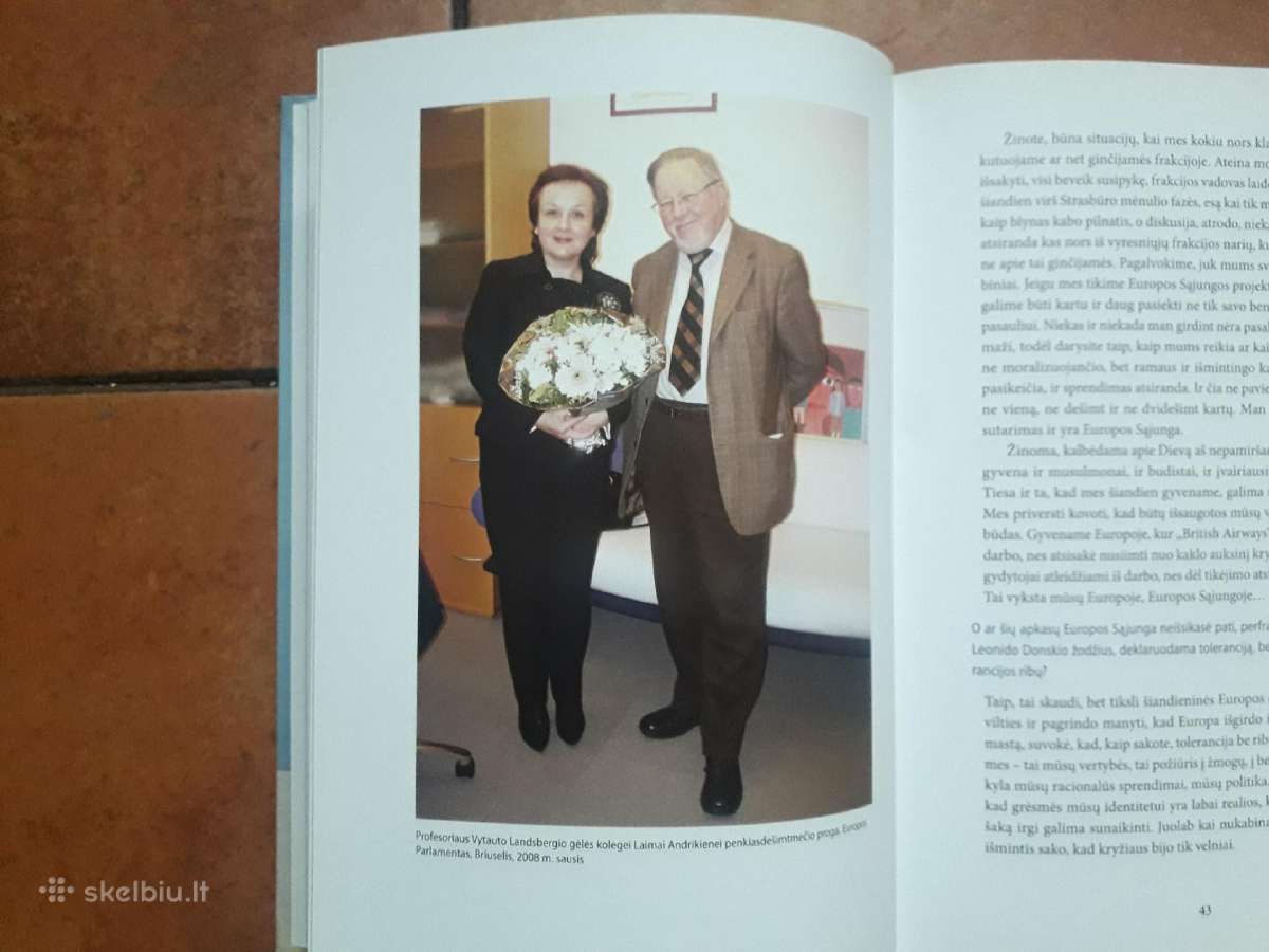 Laimos Andrikienės knyga su autografu 2019 m. - nuotraukos Nr. 5