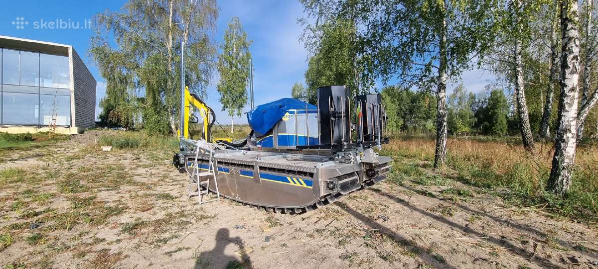 Nendrių, meldų ir kitos vandens augalijos pjovimas - nuotraukos Nr. 2