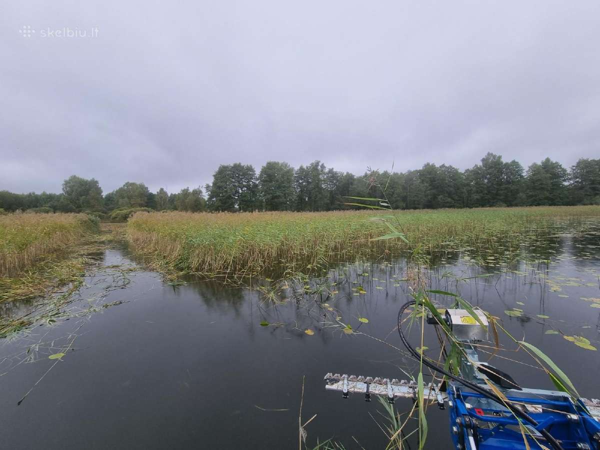 Nendrių, meldų ir kitos vandens augalijos pjovimas - nuotraukos Nr. 19