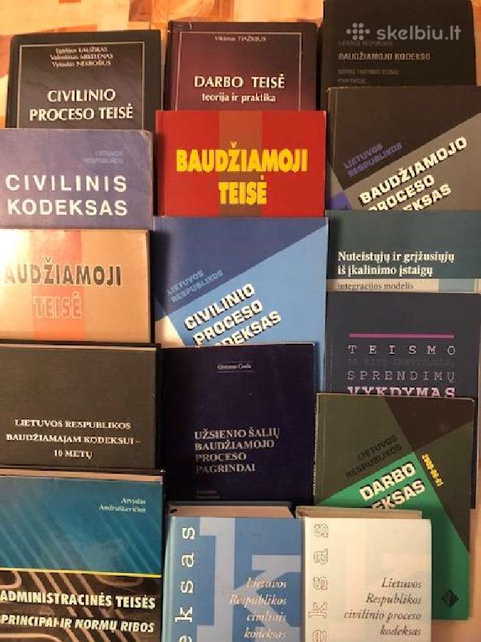 Teisinės knygos 14 vnt