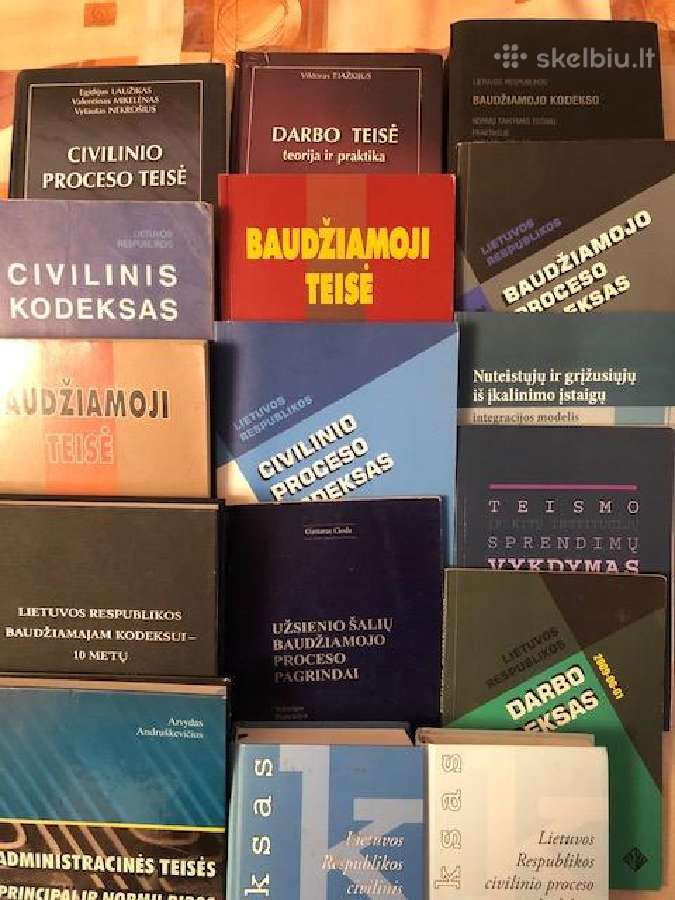 Teisinės knygos 14 vnt - nuotraukos Nr. 2