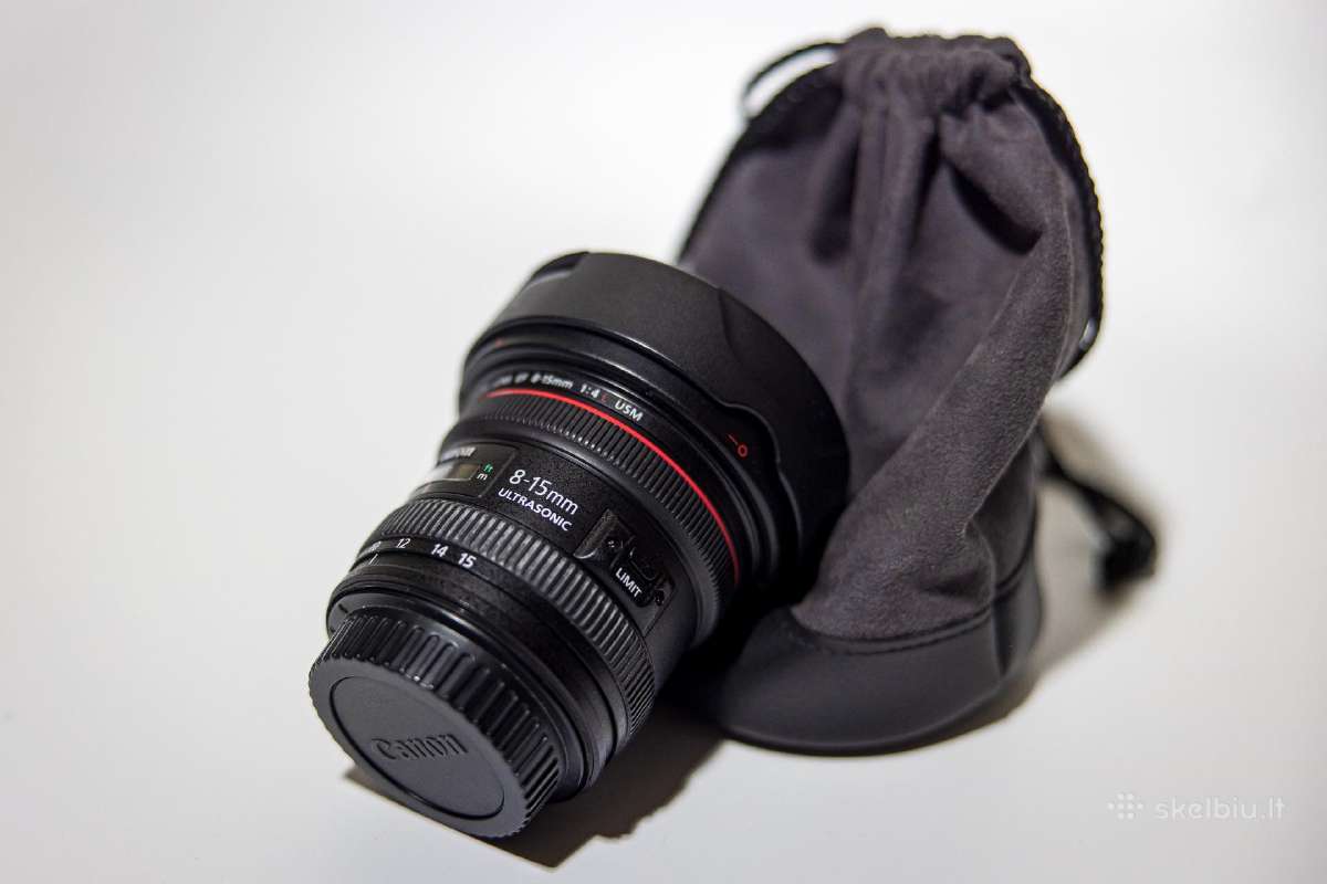 Canon Ef 8-15 mm f/4 L fisheye