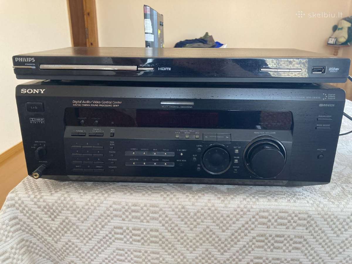 Stiprintuvas ir CD, dvd grotuvas,pultelis. - Skelbiu.lt