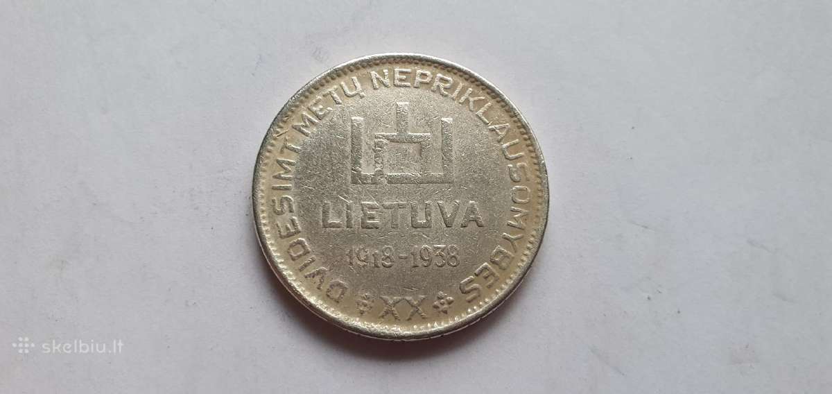 1938 10 litu Smetona - nuotraukos Nr. 3