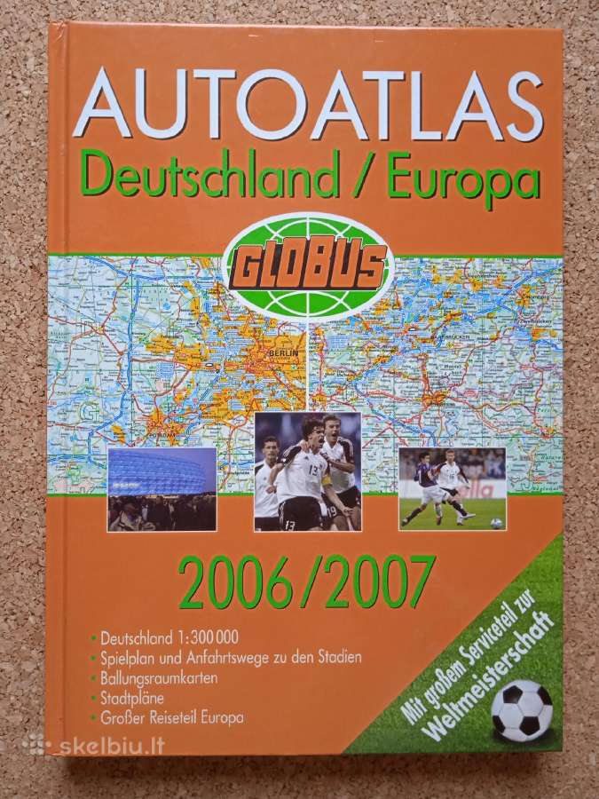 Vokietijos ir Europos keliu atlasas