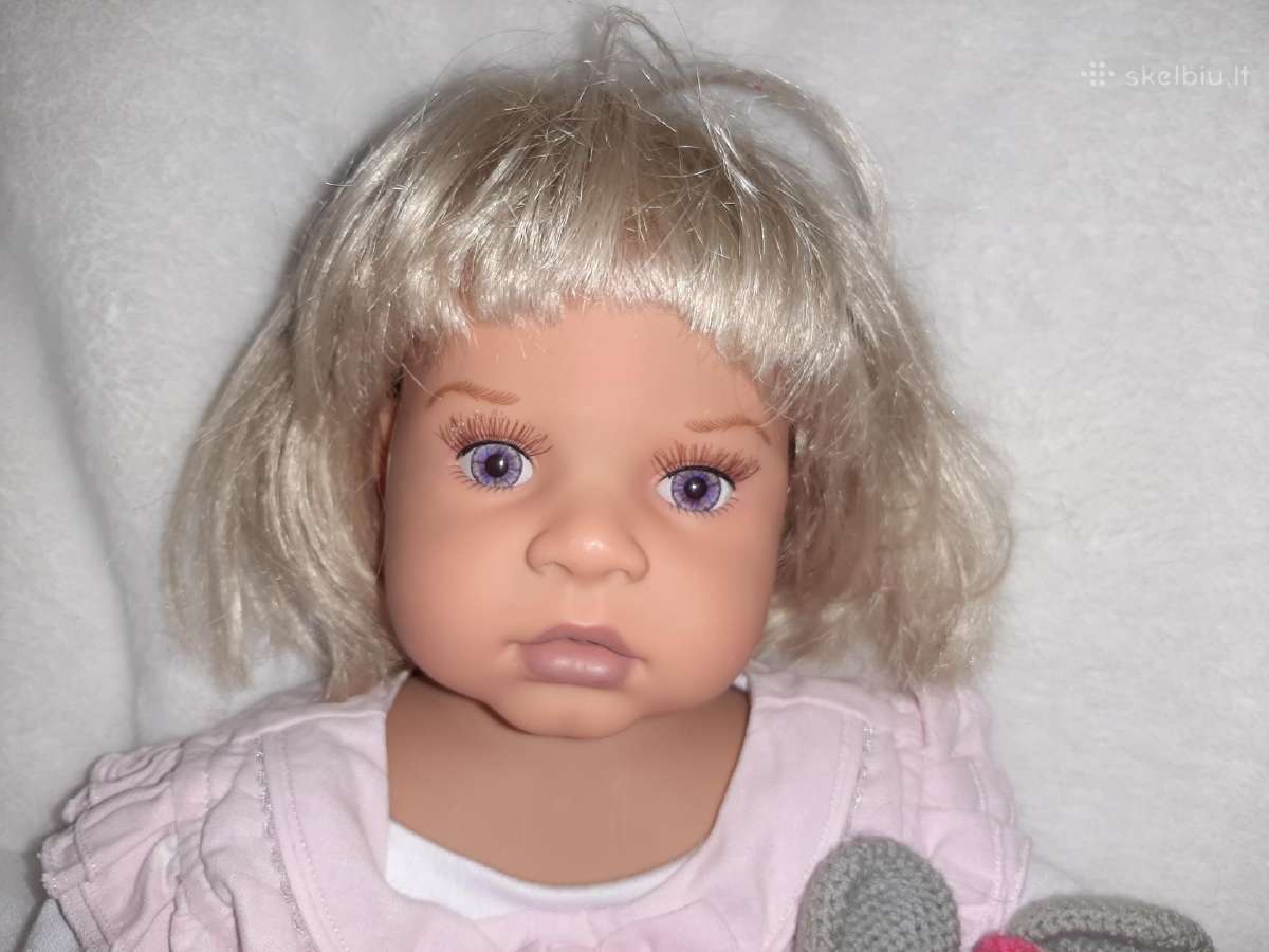 Kolekcinė lėlė reborn Maria,65 cm