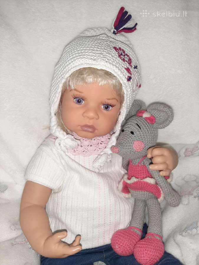 Kolekcinė lėlė reborn Maria,65 cm - nuotraukos Nr. 3