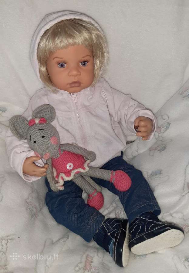 Kolekcinė lėlė reborn Maria,65 cm - nuotraukos Nr. 9
