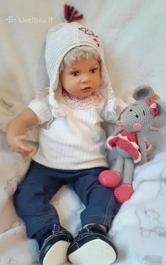 Kolekcinė lėlė reborn Maria,65 cm - nuotraukos Nr. 7