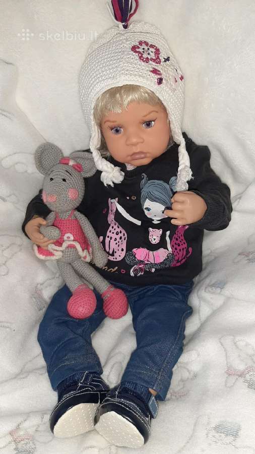 Kolekcinė lėlė reborn Maria,65 cm - nuotraukos Nr. 4