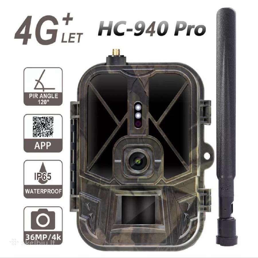 Medžioklinė kamera Hc-940pro (4G live video) - nuotraukos Nr. 2