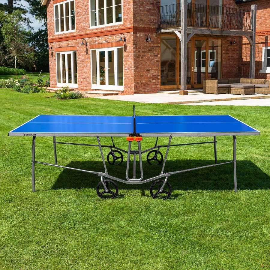 Stalo teniso stalas Bilaro Sunny Outdoor, mėlynas - nuotraukos Nr. 10