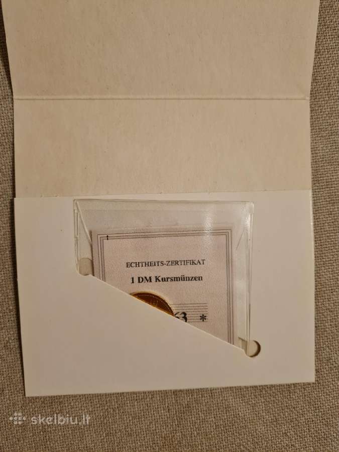 Paaksuota kolekcinė vokietijos markė - nuotraukos Nr. 4