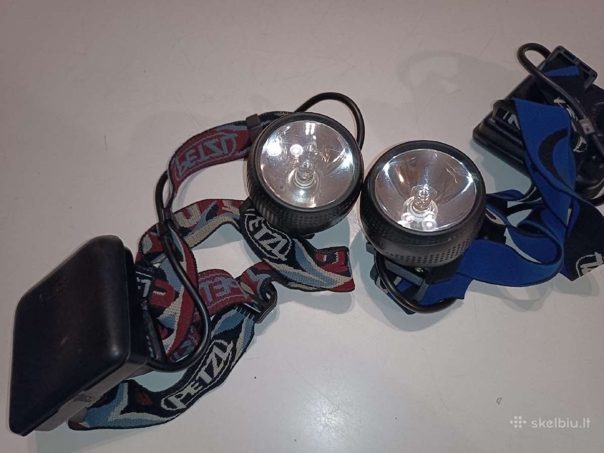 2 Petzl prožektoriai- žibintuvėliai ant galvos - nuotraukos Nr. 11