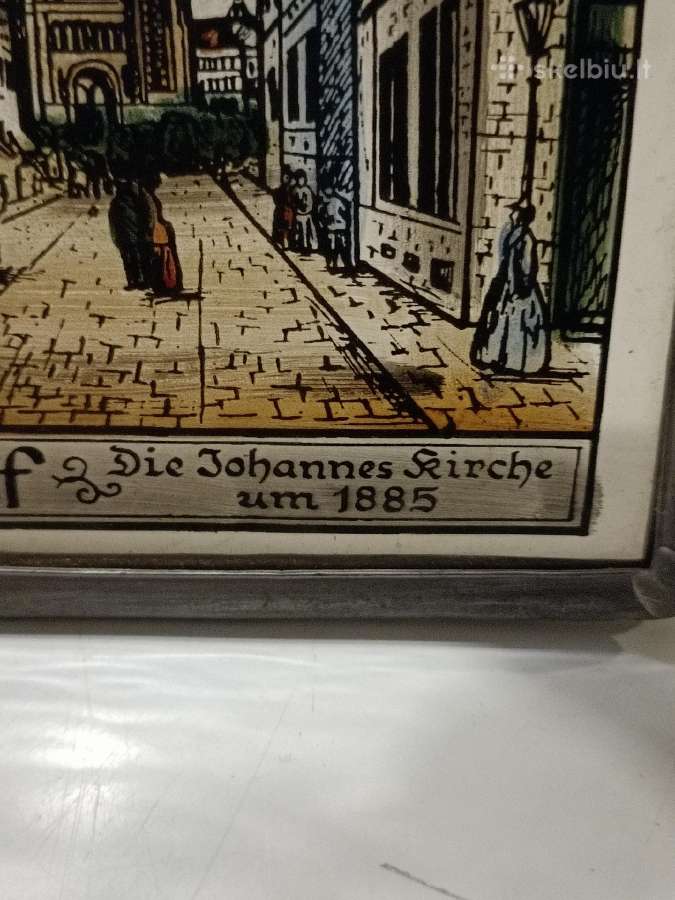 Senas stiklinis paveikslas - nuotraukos Nr. 10