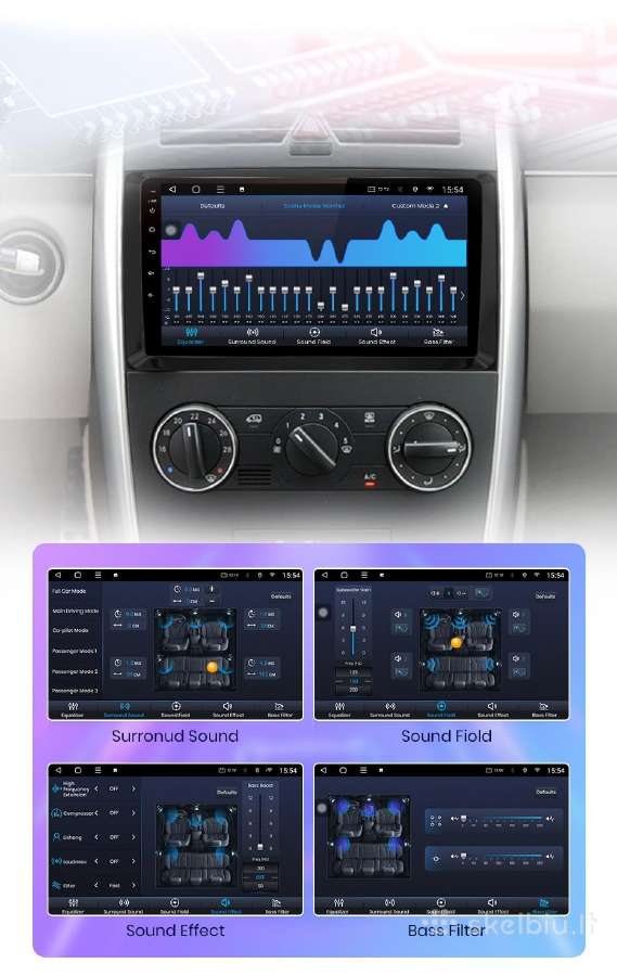 Mercedes Benz MB ir VW Crafter android multimedija - nuotraukos Nr. 7