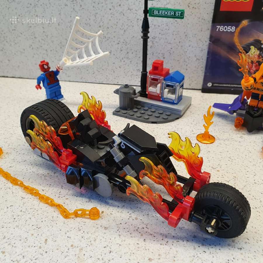Lego 76058 Spider Man: Ghost Rider kovoja išvien - nuotraukos Nr. 2