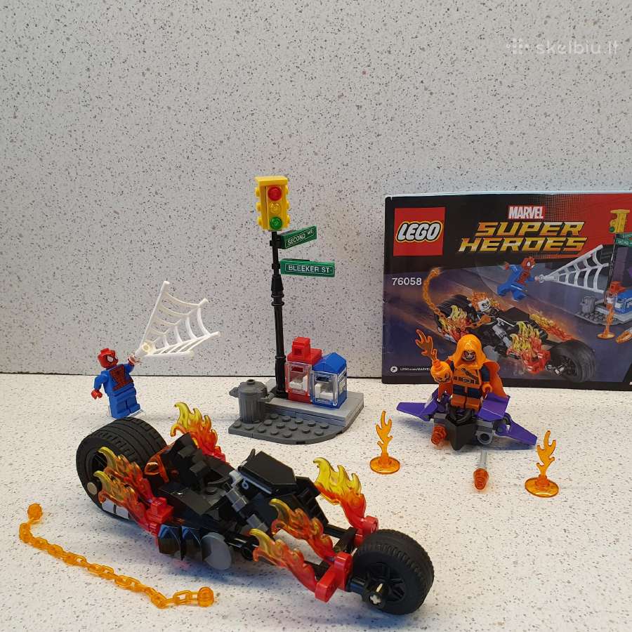 Lego 76058 Spider Man: Ghost Rider kovoja išvien - nuotraukos Nr. 6