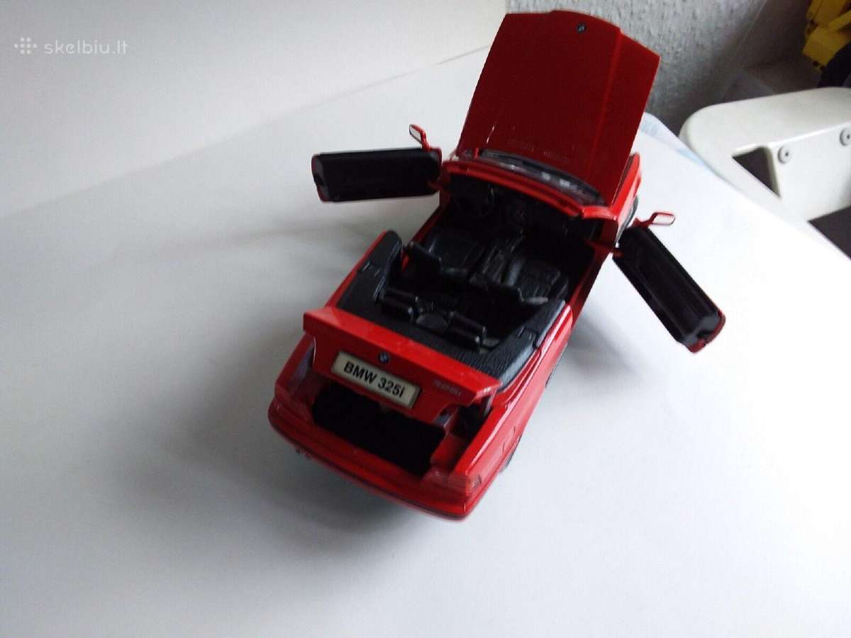 Bmw E36 3 Serijos Kregždė Modelis automodelis 1:18 - nuotraukos Nr. 4
